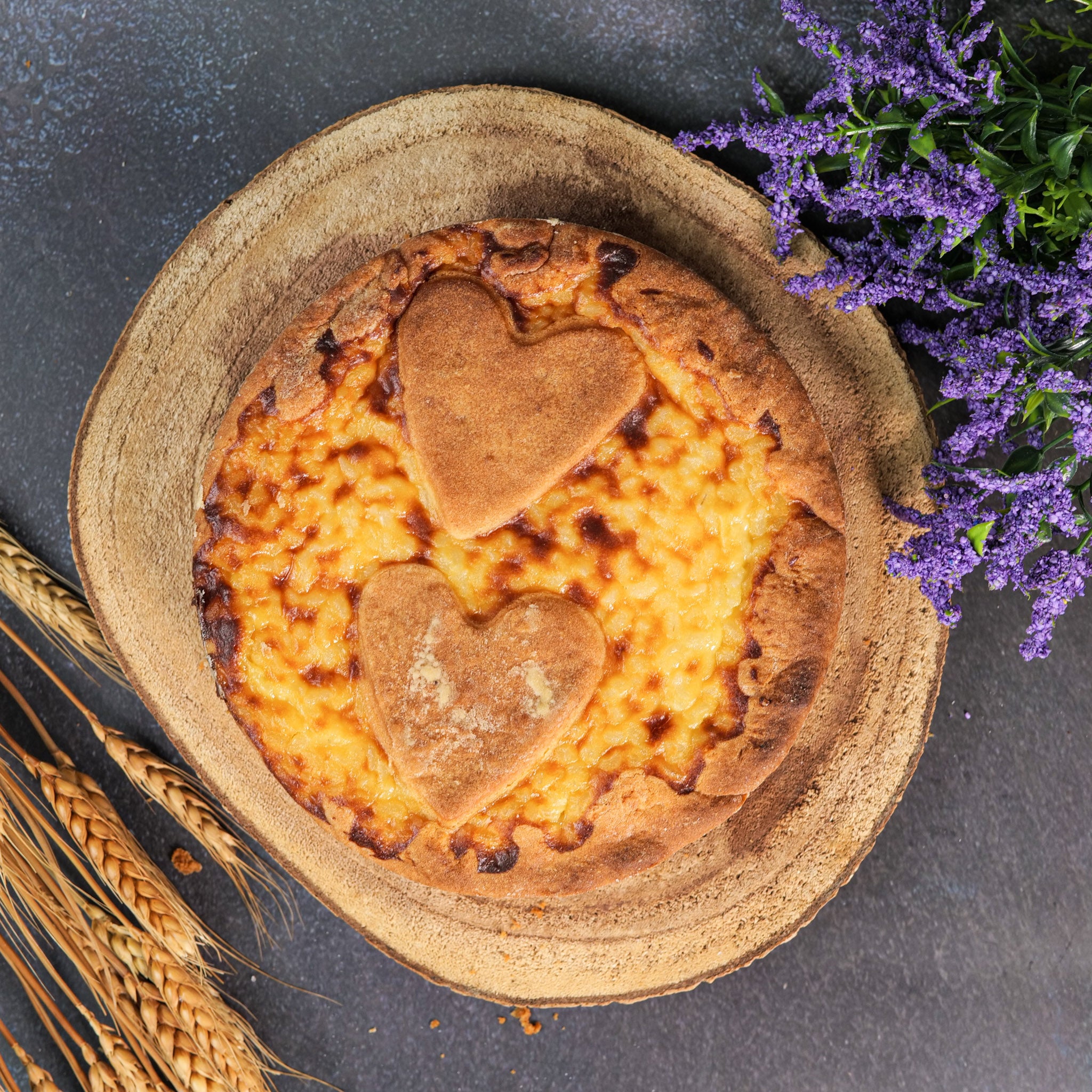 Torta di Pasta Frolla con Crema e Riso