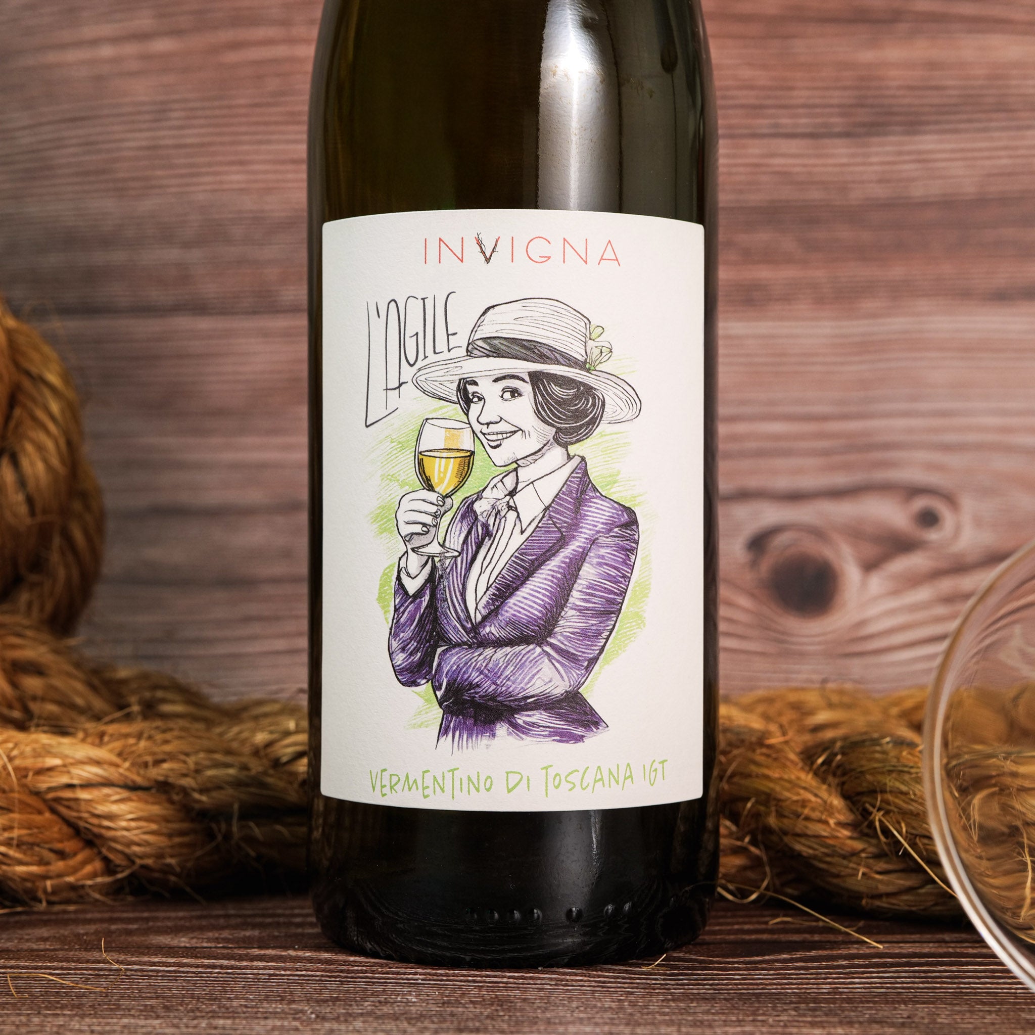 Vino Bianco Vermentino di Toscana IGT “L’Agile” – Invigna